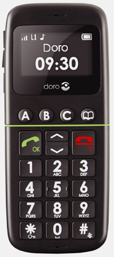 Doro 338 Black GSM is nooit meer leverbaar