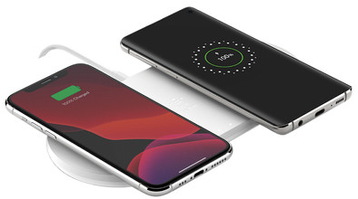 Le produit Belkin BoostCharge Dual Chargeur Sans Fil 10 W Blanc ne sera plus jamais disponible