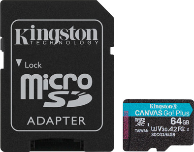 Kingston Canvas Go Plus 64GB microSDXC + SD Adapter is no longer available
