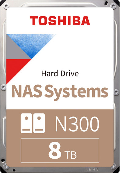 Toshiba N300 HDWN180EZSTA 8TB is nooit meer leverbaar