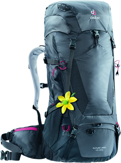 Deuter Futura Vario 45L + 10L Graphite/Black - Slim Fit is nooit meer leverbaar