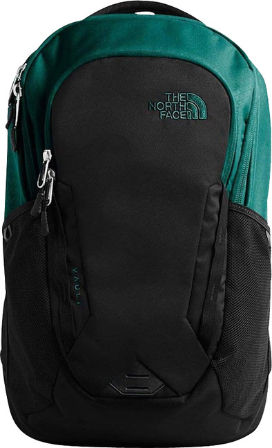 The North Face Vault 15" Botanical Garden Green/TNF Black 28L is nooit meer leverbaar