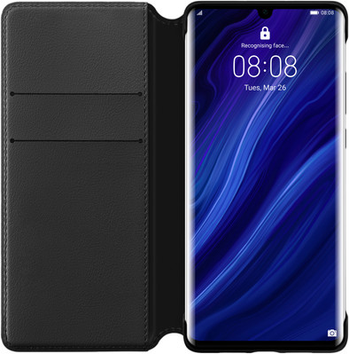 Huawei P30 Pro Flip Cover Book Case Zwart is nooit meer leverbaar