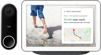 Google Nest Hello + Google Nest Hub Charcoal is nooit meer leverbaar