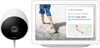 Google Nest Cam Outdoor + Google Nest Hub Chalk is nooit meer leverbaar