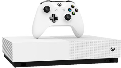 Microsoft Xbox One S All-Digital Edition (1TB) + 3 games &amp; V-Bucks is nooit meer leverbaar