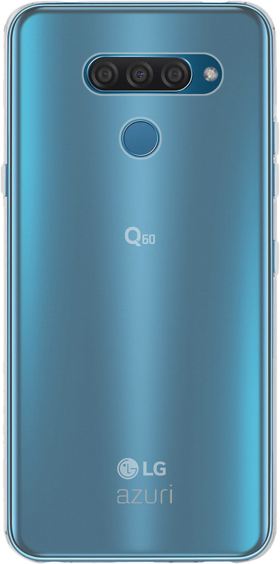 Azuri TPU LG Q60 Back Cover Transparant is nooit meer leverbaar