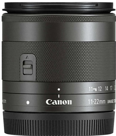Canon EF-M 11-22mm f/4-5.6 IS STM Zwart is nooit meer leverbaar