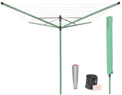 Brabantia Lift-O-Matic Umbrella Drying Rack 50 Meters + Protective Cover + Clothespin Bag is no longer available