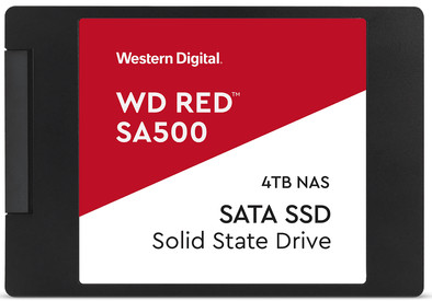 WD Red SA500 SATA SSD 2,5 inch 4TB is nooit meer leverbaar
