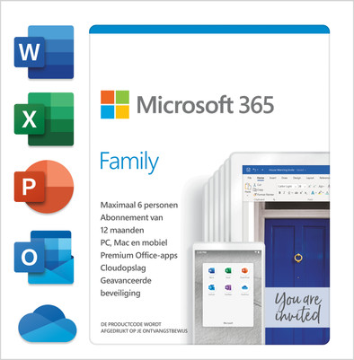 Microsoft 365 Family Subscription 1 Year NL is no longer available