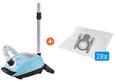 Bosch Free'e BSGL5409 + Veripart stofzuigerzakken voor Bosch en Siemens (28 stuks) is nooit meer leverbaar