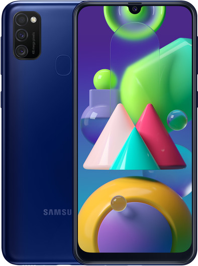 Samsung Galaxy M21 64GB Blauw is nooit meer leverbaar