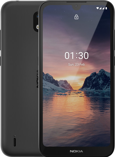 Nokia 1.3 16GB Zwart is nooit meer leverbaar