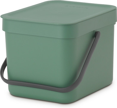 Brabantia Sort &amp; Go 6 Liter Fir Green is nooit meer leverbaar