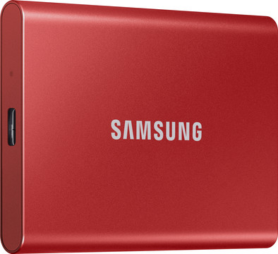 Samsung T7 Portable SSD 1TB Rood is nooit meer leverbaar