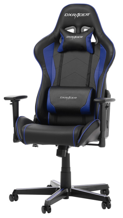 DX Racer FORMULA Gaming Chair Zwart/Blauw is nooit meer leverbaar