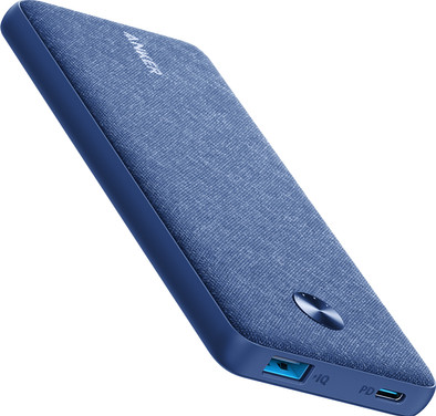 Anker PowerCore Fabric Powerbank 10.000 mAh Power Delivery Blauw is nooit meer leverbaar