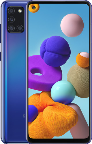 Samsung Galaxy A21s 32GB Blauw is nooit meer leverbaar