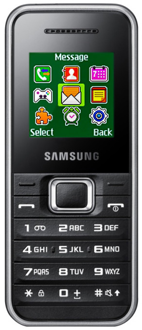 Samsung E1180 Silver is nooit meer leverbaar