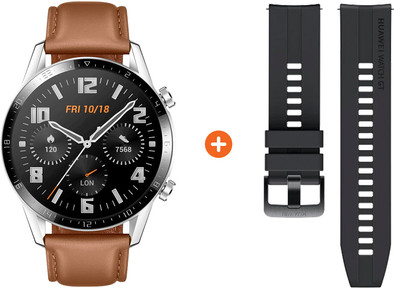 Le produit Huawei Watch GT 2 Argent/Brun 46 mm ne sera plus jamais disponible