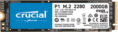 Crucial P1 SSD 2 TB is nooit meer leverbaar
