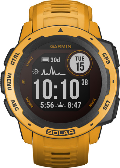 Garmin Instinct Solar Geel is nooit meer leverbaar