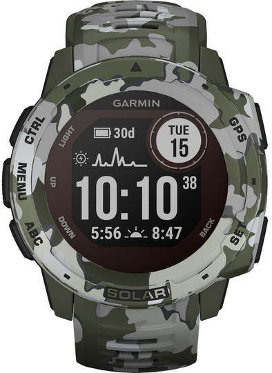 Garmin Instinct Solar Groen Camo is nooit meer leverbaar