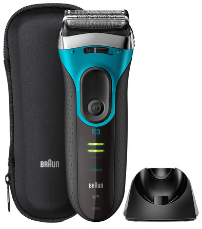 Braun Series 3 ProSkin 3080s Zwart/Blauw is nooit meer leverbaar