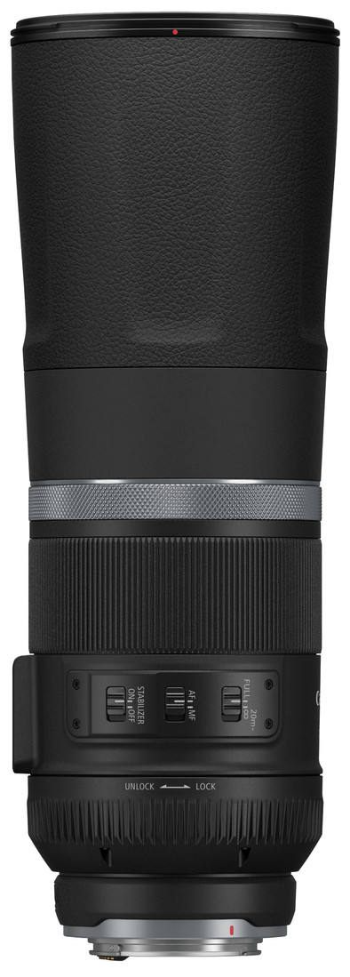 Le produit Canon RF 800 mm f/11 IS STM ne sera plus jamais disponible