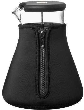 QDO Theepot voor losse thee zwart is nooit meer leverbaar