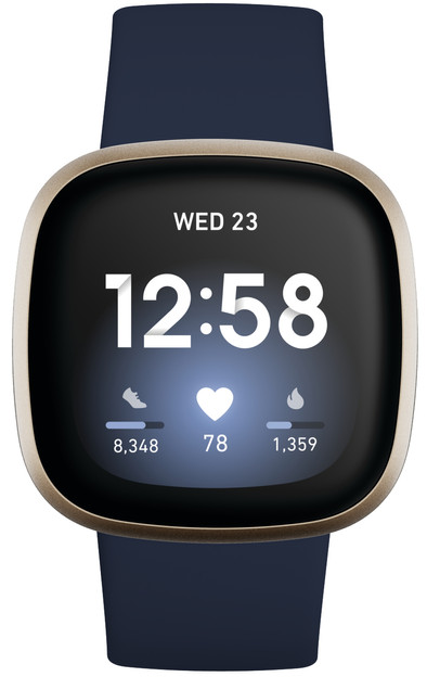 Le produit Fitbit Versa 3 Or/Bleu ne sera plus jamais disponible