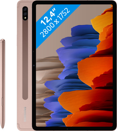 Samsung Galaxy Tab S7 Plus 128GB Wifi Brons is nooit meer leverbaar