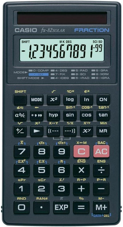 Casio FX-82 Solar is nooit meer leverbaar