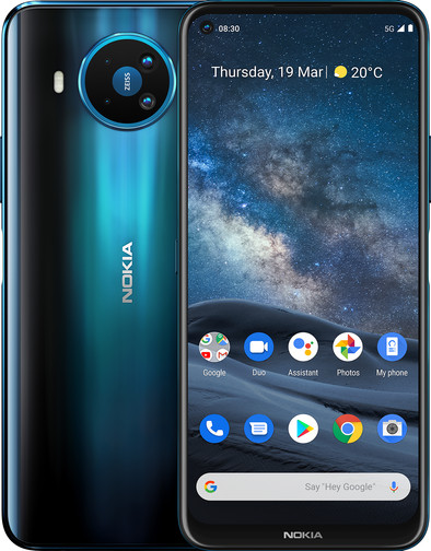 Nokia 8.3 128GB Blauw 5G is nooit meer leverbaar