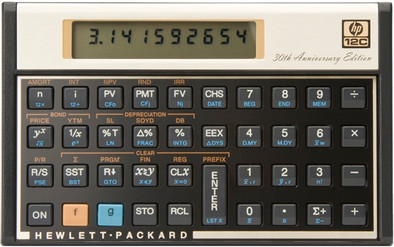 HP 12c 30th anniversary edition is nooit meer leverbaar