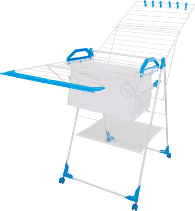 Le produit BlueBuilt Séchoir à Linge 25 m avec Panier, Pinces et Sac à Linge ne sera plus jamais disponible