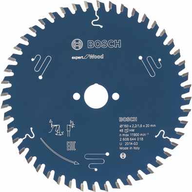 Bosch Expert Wood Saw Blade for Wood 165x20x2.6mm 48T is no longer available