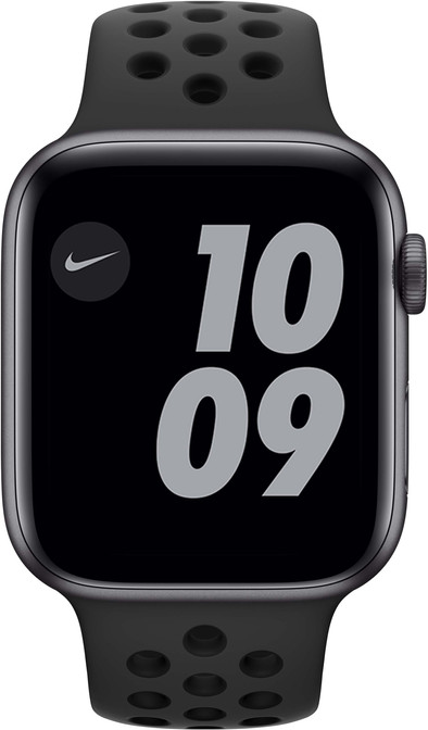 Le produit Apple Watch Nike Series 6 44 mm Aluminium Gris Sidéral Bracelet Sport Noir ne sera plus jamais disponible