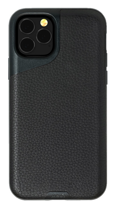 Mous Contour Apple iPhone 11 Pro Max Back Cover Leather Black