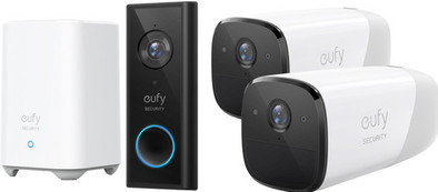 Eufycam 2 Duo Pack + Video Doorbell Battery is nooit meer leverbaar