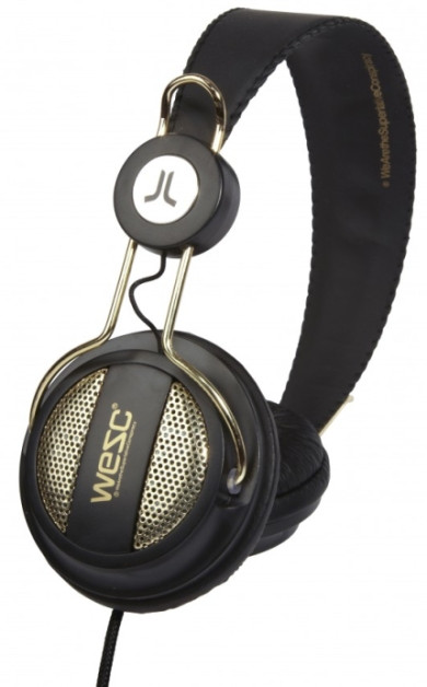 WeSC Oboe Golden Black Hoofdtelefoon is nooit meer leverbaar