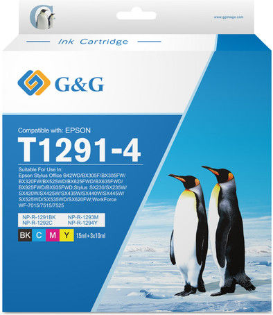 G&amp;G T1295 Cartridges Combo Pack is nooit meer leverbaar
