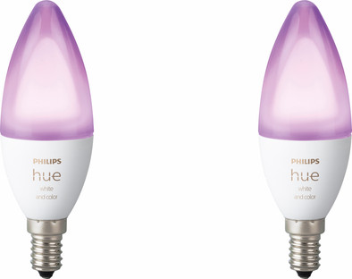 Philips Hue White and Color E14 Bluetooth Duo Pack is nooit meer leverbaar