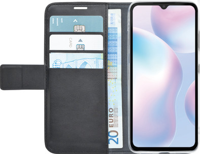 Azuri Wallet Magneet Xiaomi Redmi 9A Book Case Zwart is nooit meer leverbaar