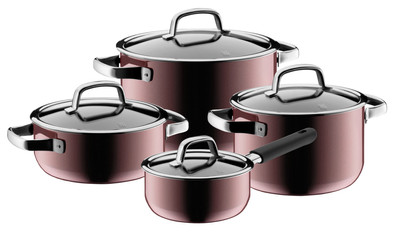 WMF FusionTec Mineral Pannenset Rose Quarts 4-delig is nooit meer leverbaar