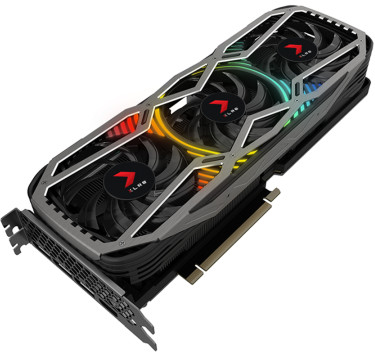 PNY GeForce RTX 3080 10GB XLR8 Gaming REVEL EPIC-X RGB Triple Fan Edition is nooit meer leverbaar