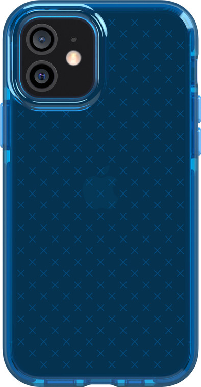 Tech21 Evo Check Apple iPhone 12 / 12 Pro Back Cover Blauw is nooit meer leverbaar