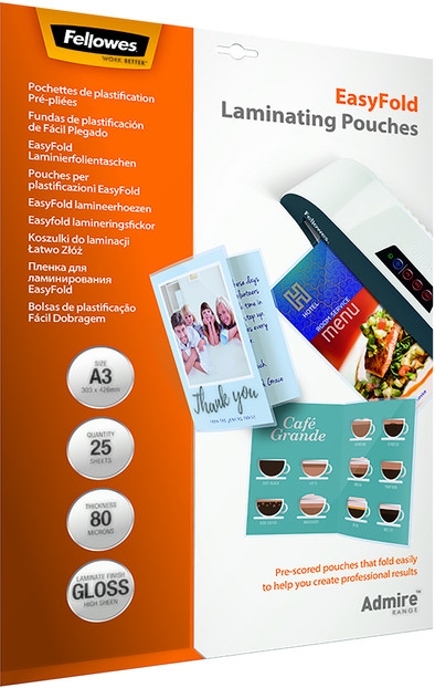 Fellowes Admire A3 Laminating Sheets EasyFold is no longer available
