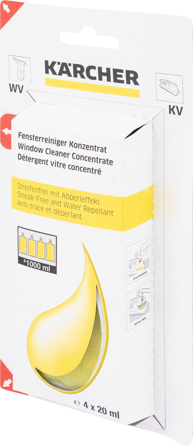 Le produit Karcher Nettoyant vitres 4 x 20 ml ne sera plus jamais disponible